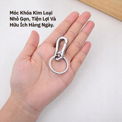 Móc Khóa Kim Loại Tối Giản Cài Thắt Lưng Thời Trang Nam Nữ Cao Cấp