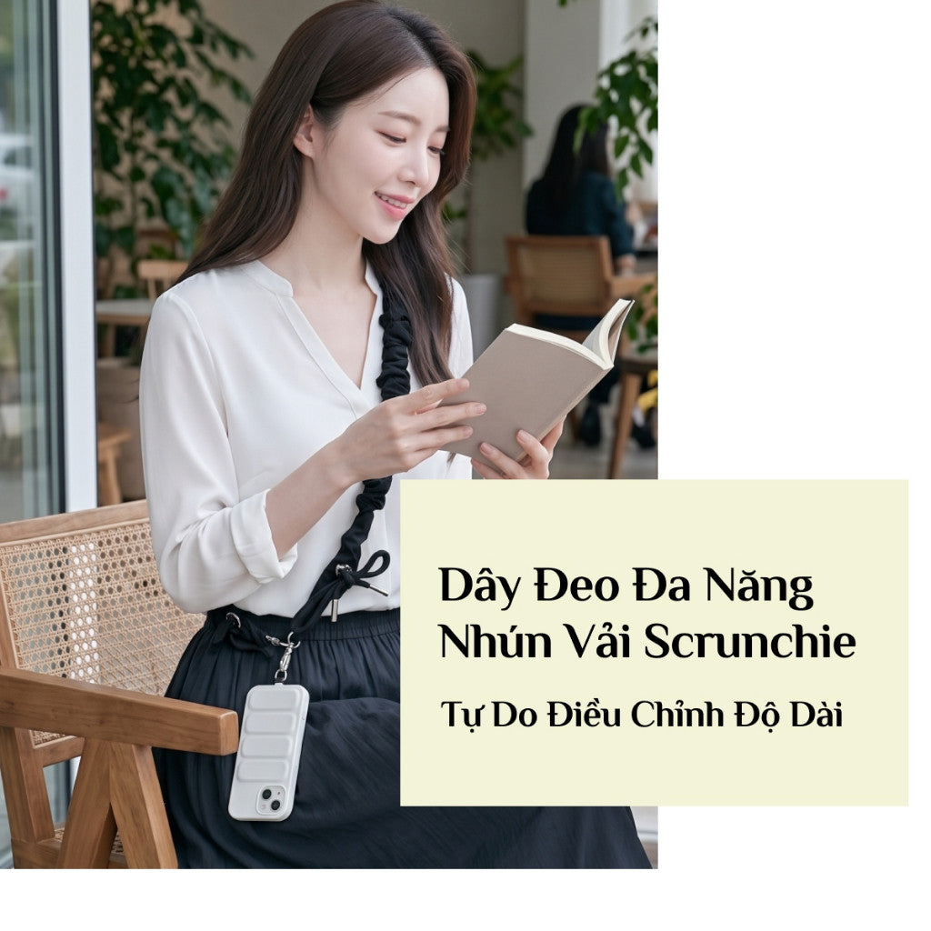 Dây Đeo Điện Thoại Máy Ảnh Túi Xách Đa Năng Chốt Rút Điều Chỉnh Độ Dài Tiện Lợi