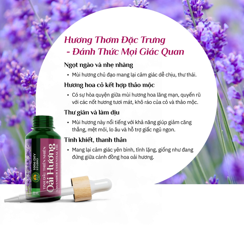 Tinh Dầu Oải Hương Lavender Nguyên Chất